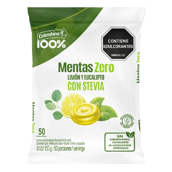 CONFITE MENTA LIMON 50U 150G